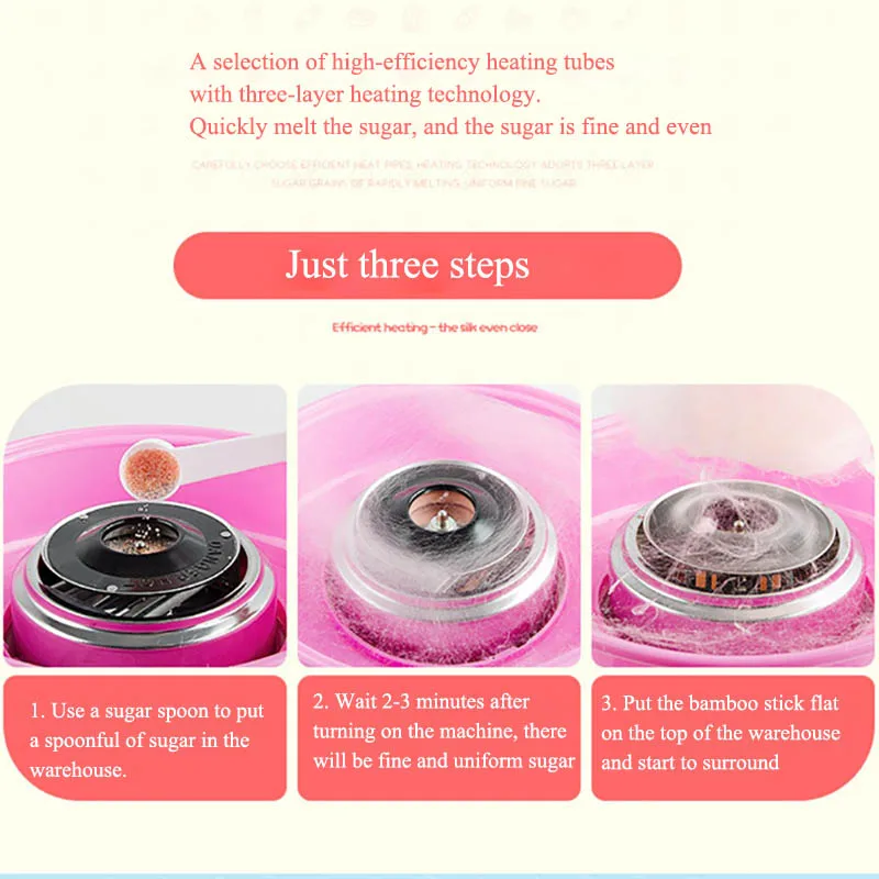 Электрический мини DIY Сладкий хлопок конфеты производитель Сахар Конфеты Suikerspin