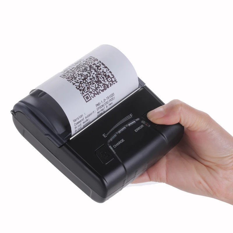 80mm impressora mini portable pos receipt printer usb wifi thermal restaurant order support 2D code printing|restaurant printer|wifi printerpos |