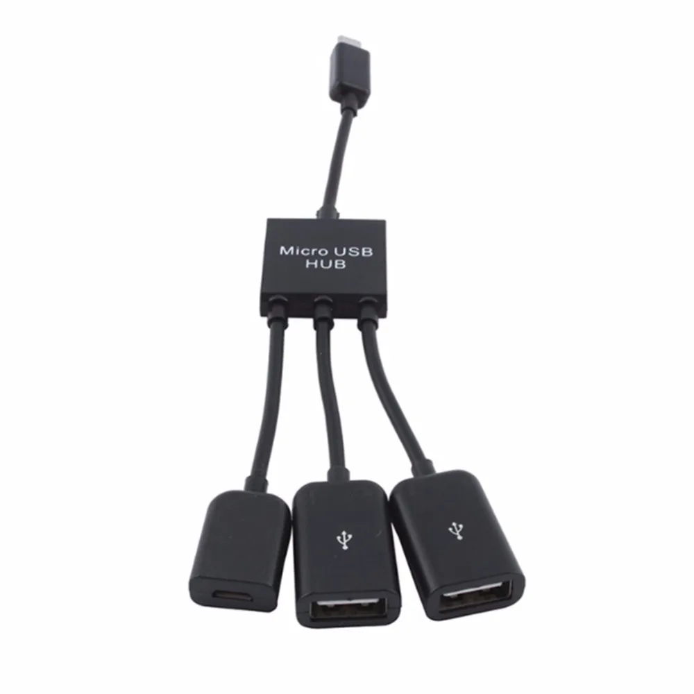OTG 3/4 порт Micro USB зарядный концентратор кабель Spliter соединитель Адаптер для
