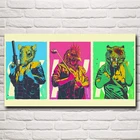 Foocome Hotline Miami видео постеры с сюжетами игр и принтами украшение для дома и спальни художественная шелковая Живопись Настенная картина для гостиной