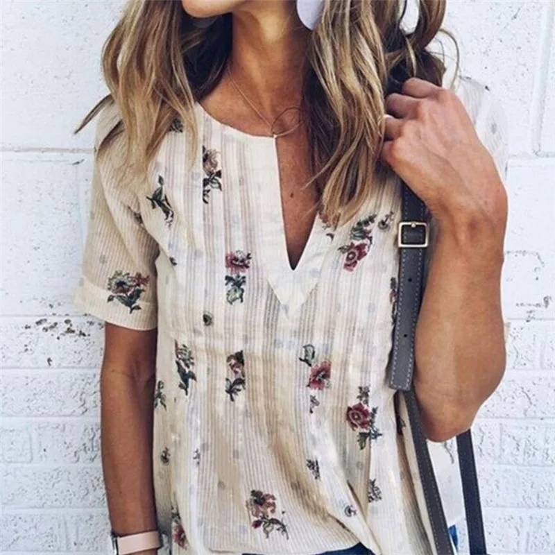 Модная женская летняя футболка с коротким рукавом 2017 новое поступление