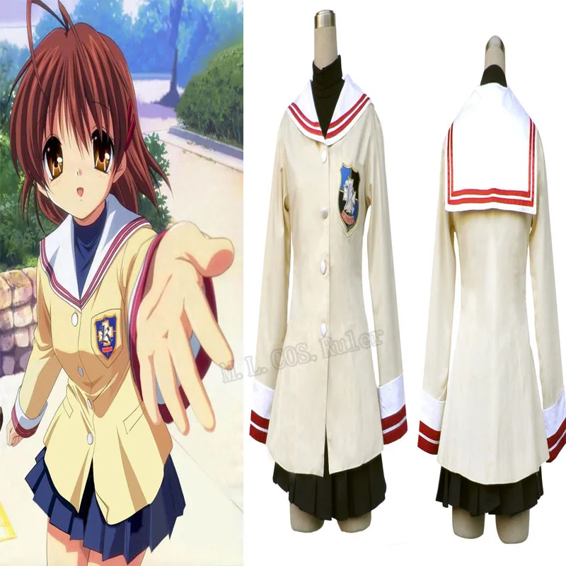 Clannad Furukawa Nagisa костюм для косплея школьная форма | Тематическая одежда и униформа