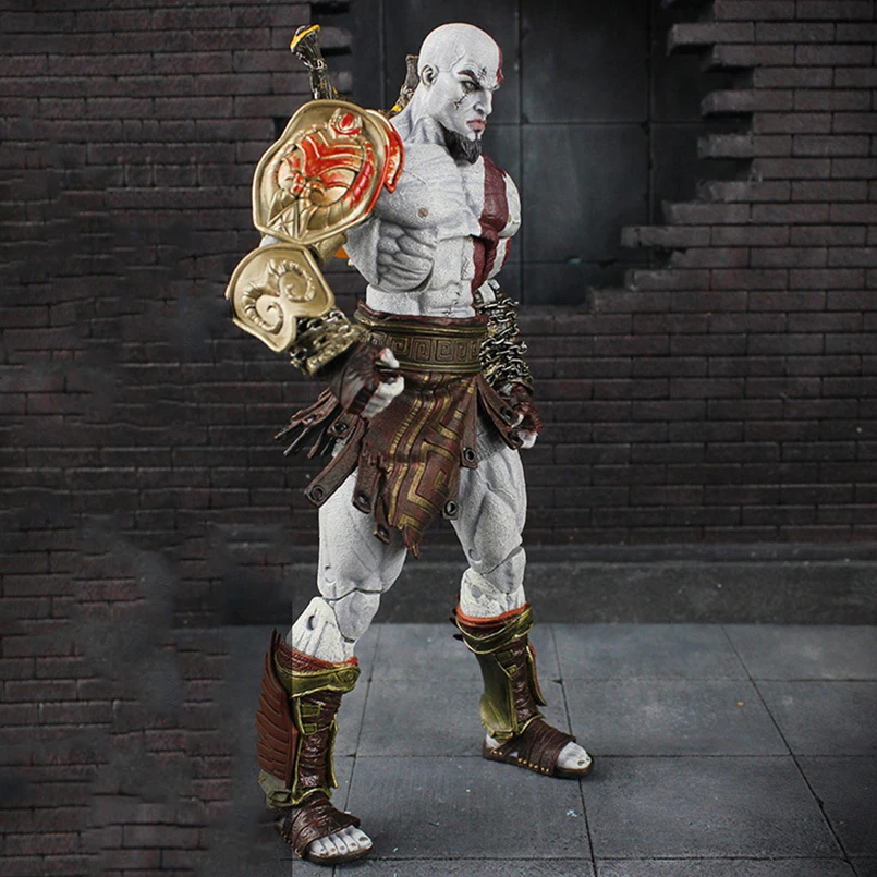 18 см NECA игра God of War 3 призрак Спарта Кратос Фигурки игрушки оптовая продажа