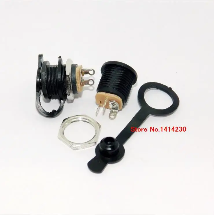 100 шт. разъем питания постоянного тока DC022 розетка Пылезащитный колпак 5 х2 мм с