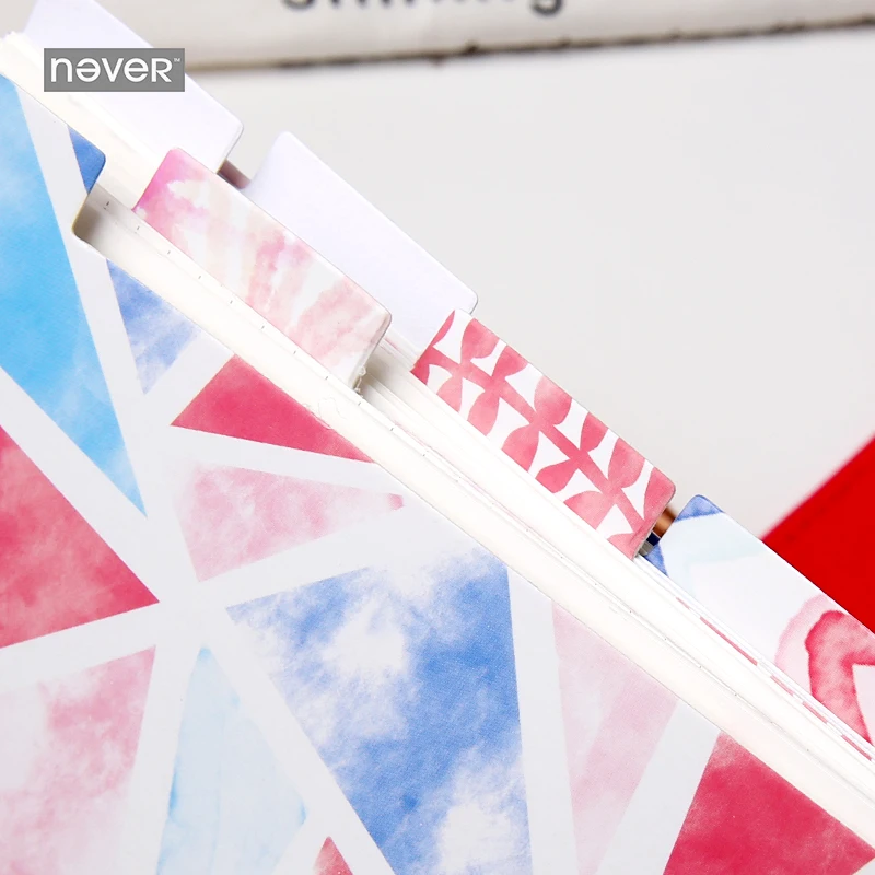 Never Spiral Notebook A6 разделители указателей для Filofax Dokibook спиральный планировщик