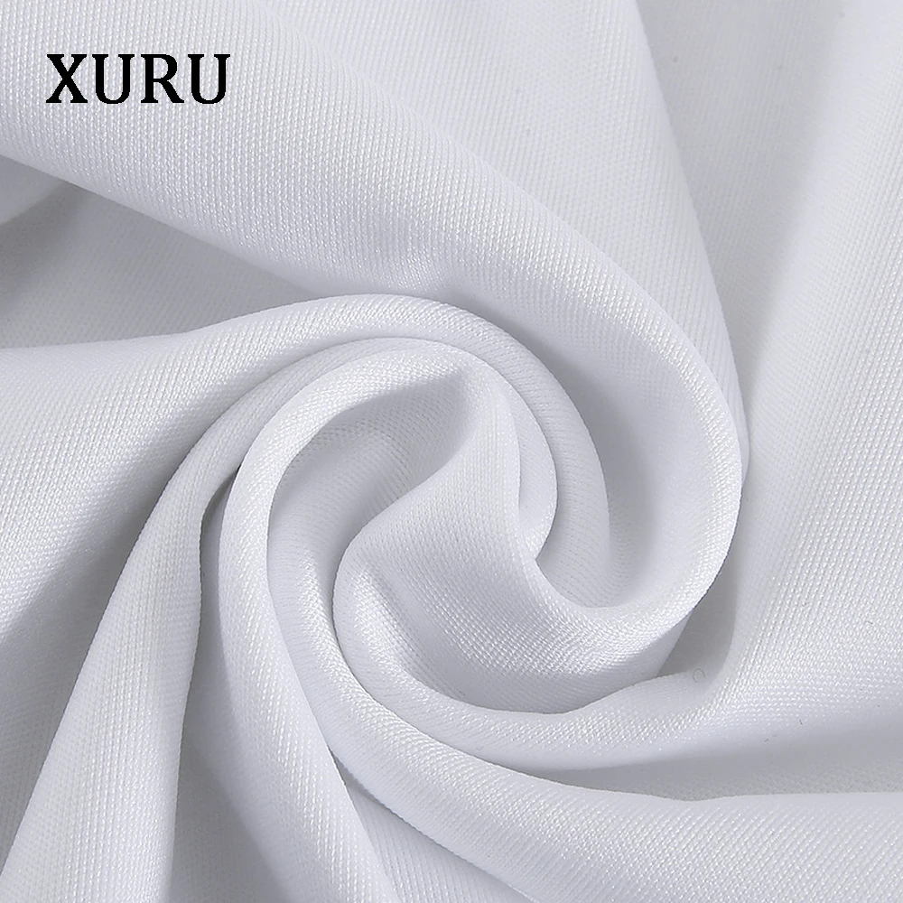 

XURU Autumn Sexy Two-piece Casual Style 2 Piece Jumpsuit Long-sleeved Slim Jumpsuit Bandage Top Women's Jumpsuit