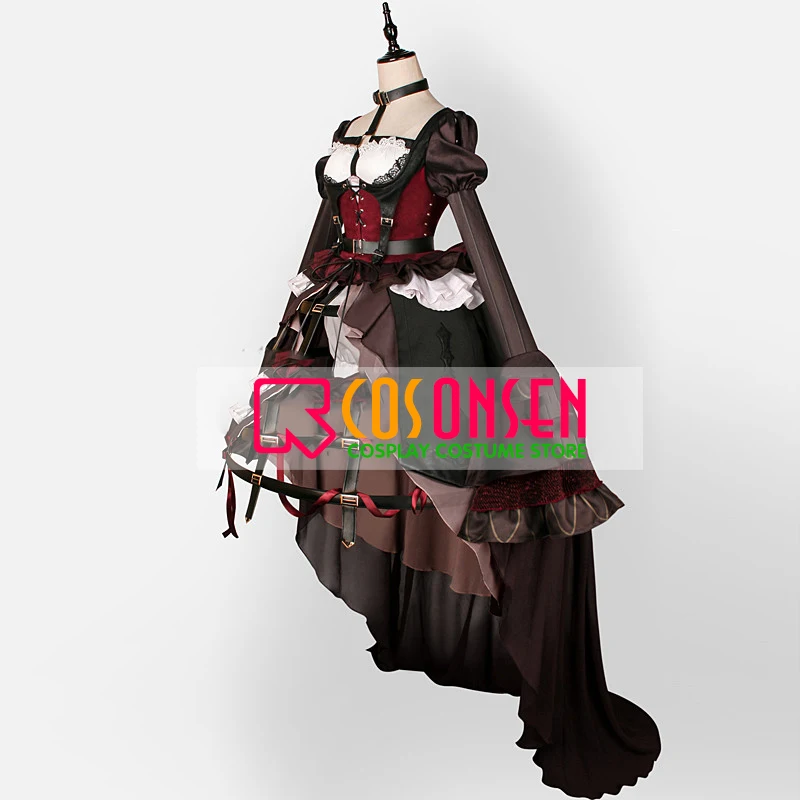 Лидер продаж длинное платье с капюшоном для косплея SINoALICE Alice Red Riding Hood monk костюм