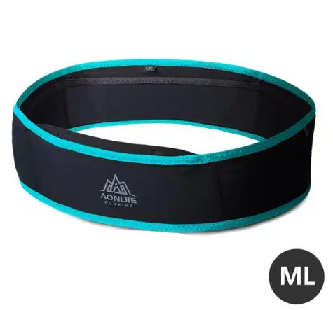 GREEN ML AONIJIE тонкий пояс для бега, сумка для бега, поясная сумка для путешествий, для денег, марафона, тренажерного зала, тренировки, фитнеса, 6,9, держатель для мобильного телефона W938 - Цвет: GREEN ML