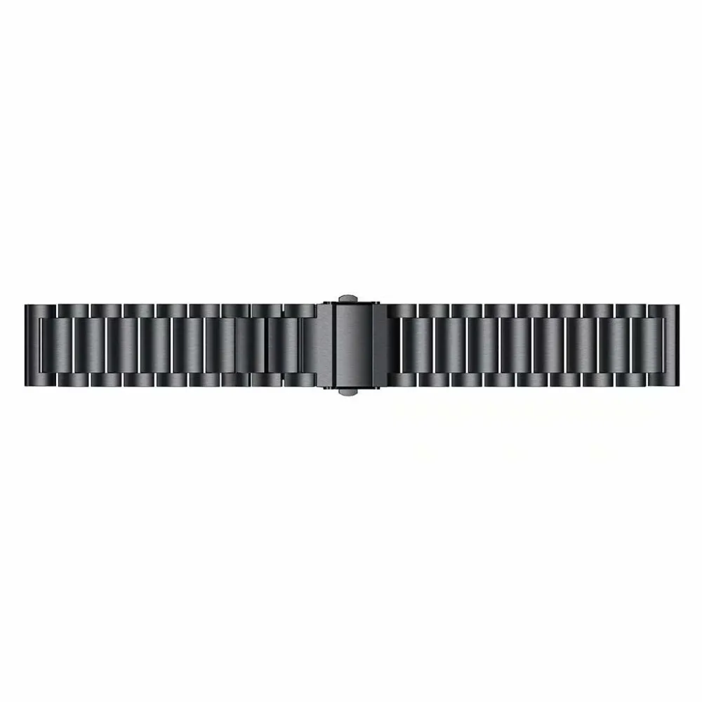 20 мм 22 ремешок huami amazfit bip для samsung gear S3 S2 Classic Frontier galaxy watch Band 42 мм 46 мм из нержавеющей стали huawei gt 2