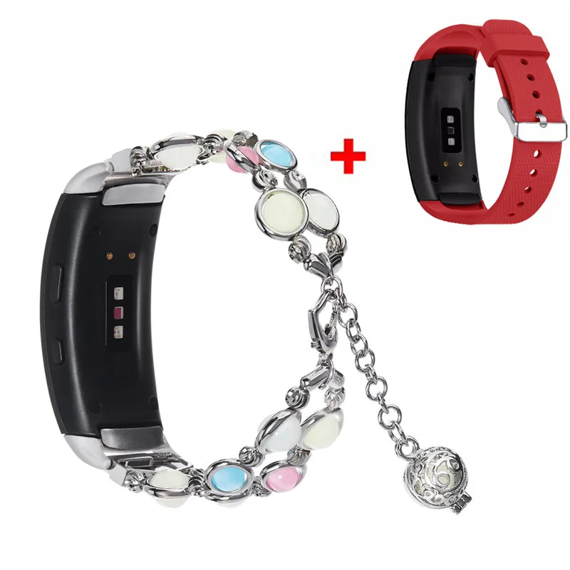 2 шт./лот умный Браслет для samsung gear Fit 2 SM-R360 Ремешок Браслет ремешок для gear Fit 2 Pro Watchband ремешок для часов gear fit2 Band - Цвет: Color17