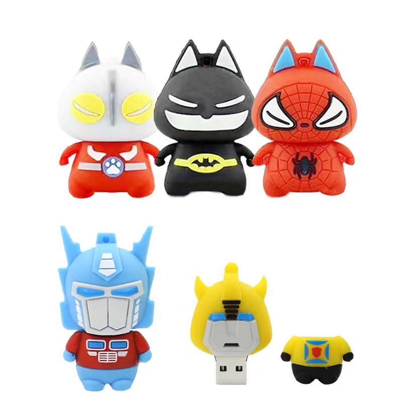 Мультипликационная ручка трансформер usb флеш накопитель 64 ГБ 32 16 8 4 карта памяти