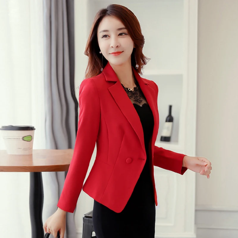 

J58414 Women Blazer Jacket Suit Jackets Tops