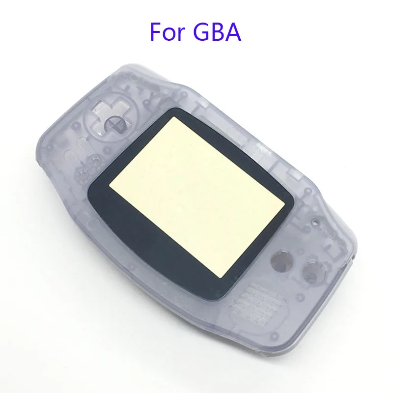 5 Clear Purple Чехол для корпуса+ Защитная пленка для объектива+ наклейка для Gameboy Advance Игровая приставка GBA - Цвет: 5 Clear Purple