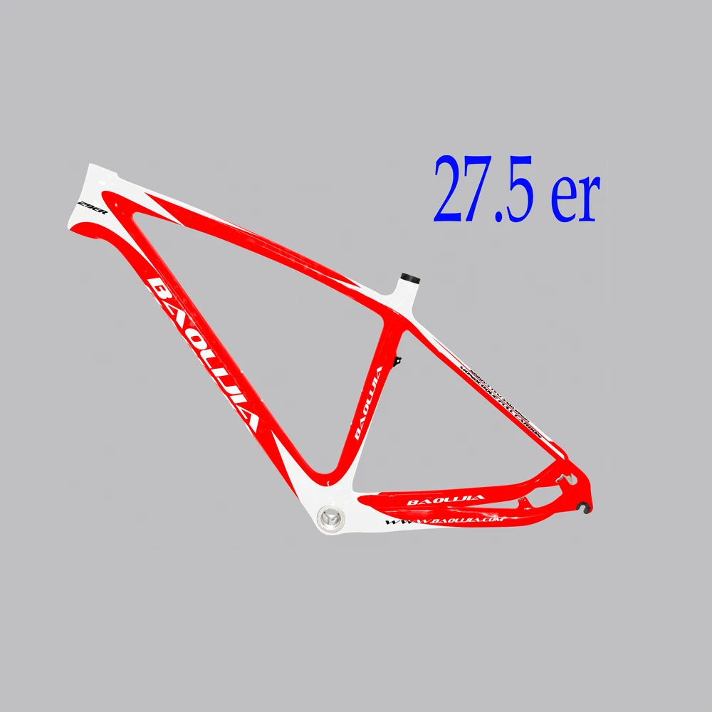 Углеродная mtb рама китайская Baolijia hardtail 27 5 детали для велосипеда матовая или
