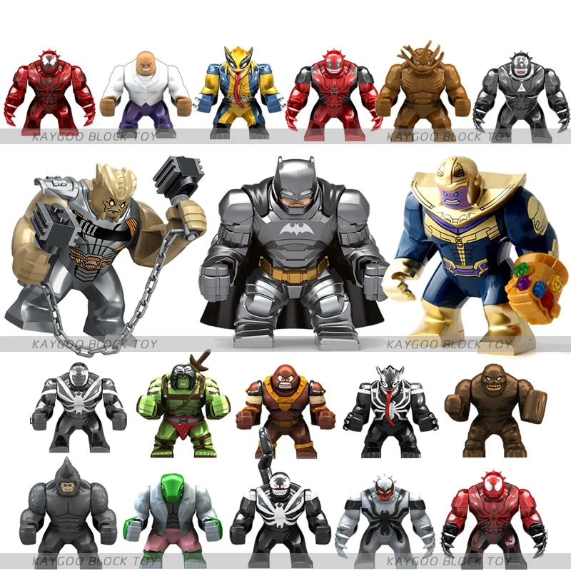 Супергерои Мстители Marvel Infinity War Cull Obsidian Iron Monger Whiplash venom thanos Модель Строительный