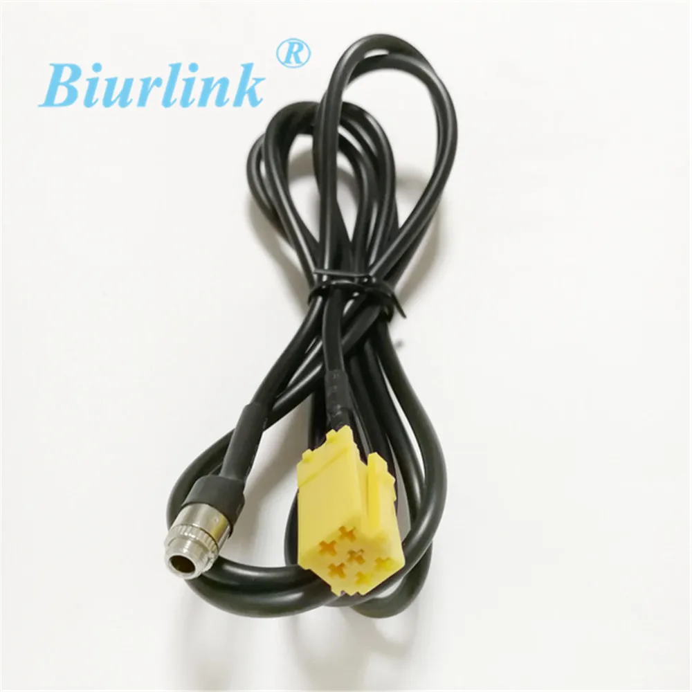 Автомобильный AUX адаптер Biurlink автомобильный радиоприемник MINI ISO 6Pin аудиокабель