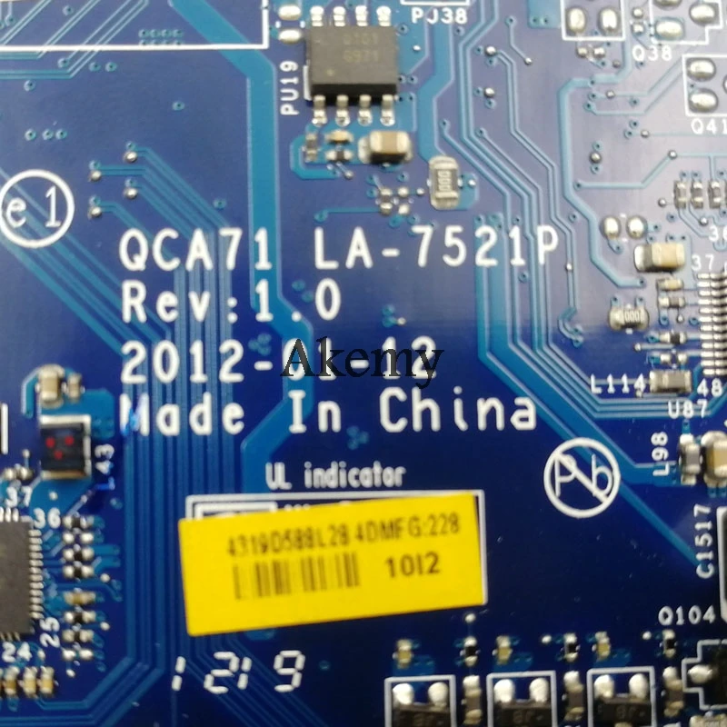 Оригинальная универсальная материнская плата Akemy для For Asus ET2411I LA 7521P ET2411 100%