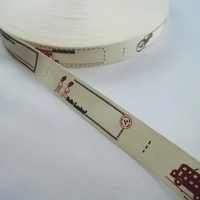 58 15mm x 5yards wholesale handmade 100 cotton ribbon sewing tape diy zakka lace label garment accessory y130