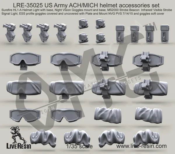 [Набор моделей в масштабе] реальная Смола LRE 35025 1/35 армия США ACH/MICH набор