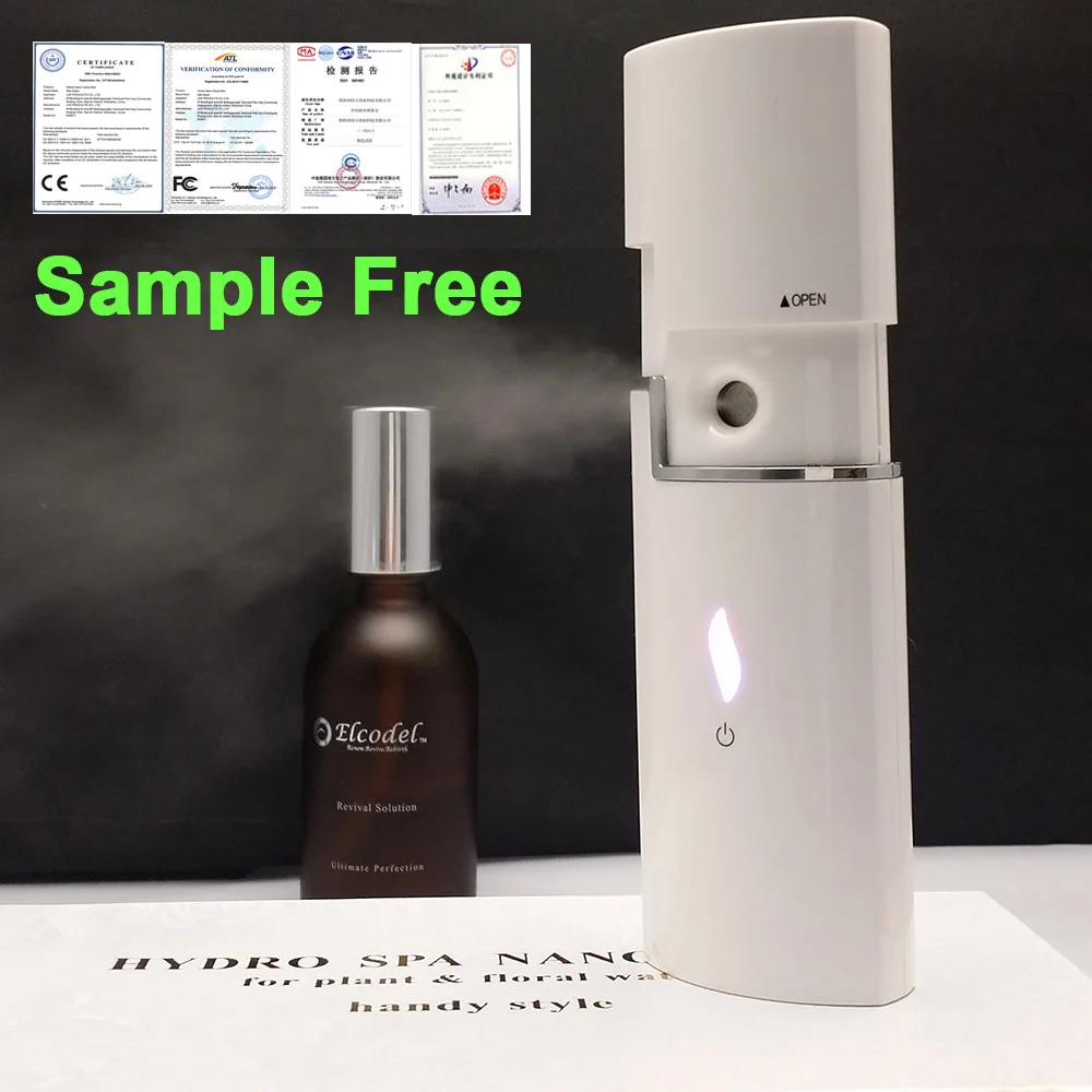 

Deep Hydrating Moisturizing Mini USB Nano Mister Handy Nano Facial Mist Atomizing Face Humidifier Steamer For Eyelash Extension