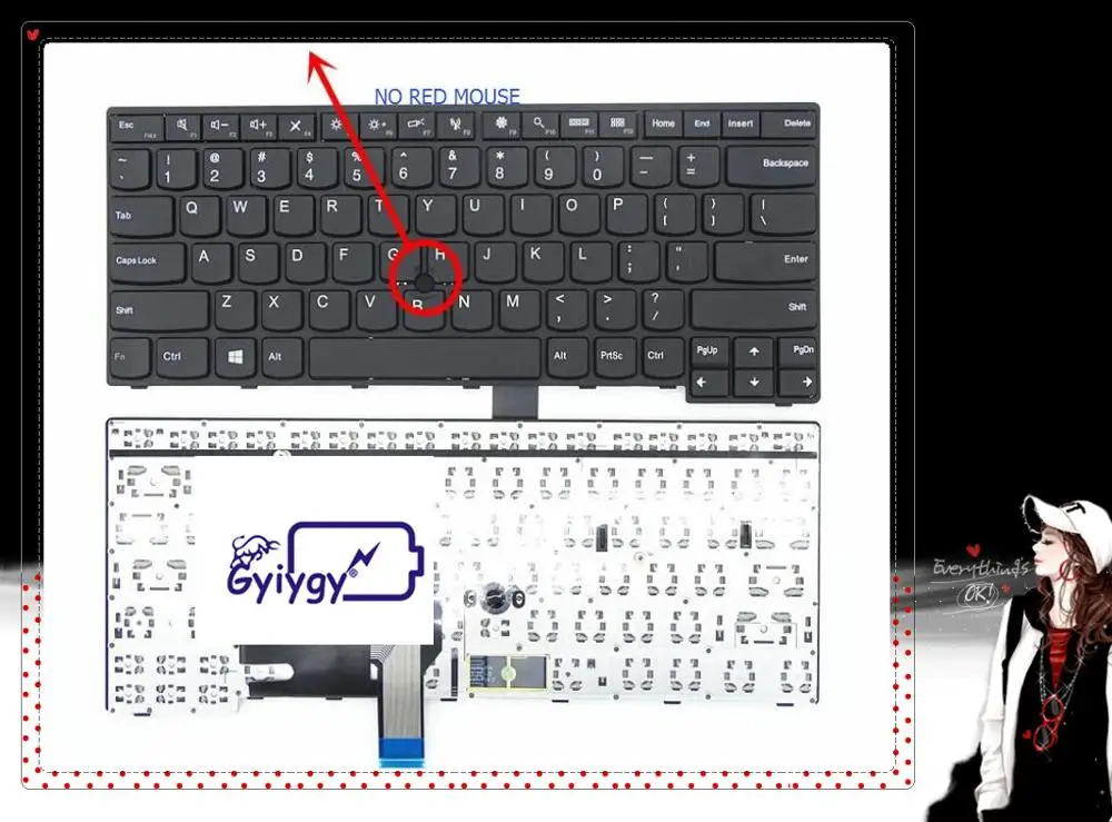 Клавиатура для ноутбука lenovo ibm E450 E455 E450C E460 E465 E470 W450 E470C E475 | Компьютеры и офис