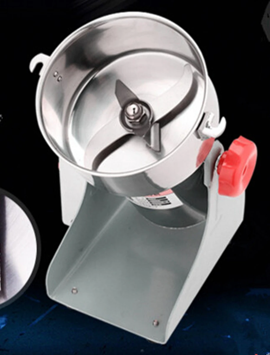 800g Swing Type Mills Electric Herbal Powder Mill Dry Food Grinder Machine Ultra-high speed Intelligent Spices Cereals Crusher |