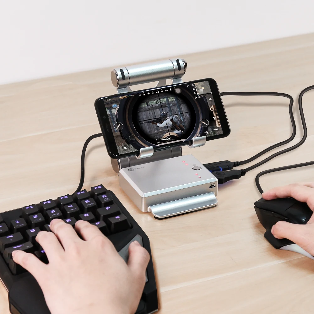 GameSir коврик X1 BattleDock клавиатуры и переходник для мыши подставка держатель