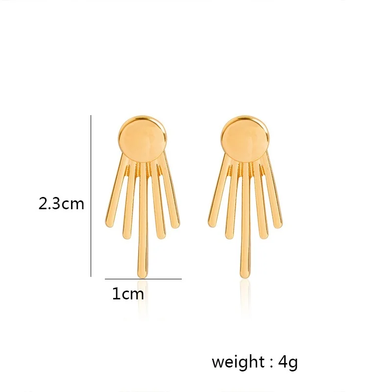 Moonbeam Deep V Ear Jackets And Full Moon Stud Combo Pair Of Studs Front Back Earrings For Women Girls | Украшения и аксессуары