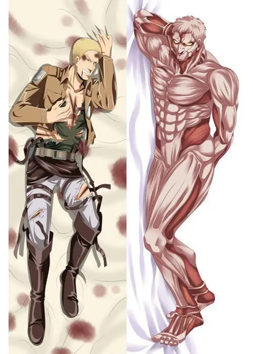 Обновление Аниме Shingeki no Kyojin атака на Титанов Eren Jaeger Ackerman Levi Ymir Подушка «Dakimakura» чехол обнимающий тело наволочка - Цвет: 8