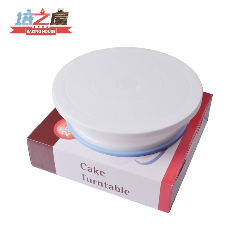 Пластиковый поворотный круг для торта 27 см нескользящий круглый стол украшения |