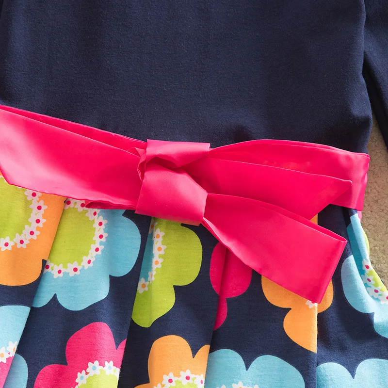 24M-6T baby girls summer dresses children's clothes for kid party vestidos infantis birthday long sleeve | Детская одежда и