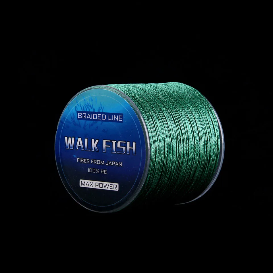 

WALK FISH 8-жильная плетеная рыболовная леска 300 м, широкоугольная технология, ПЭ плетеная леска 13-фунтов, леска для морской рыбалки на карпа