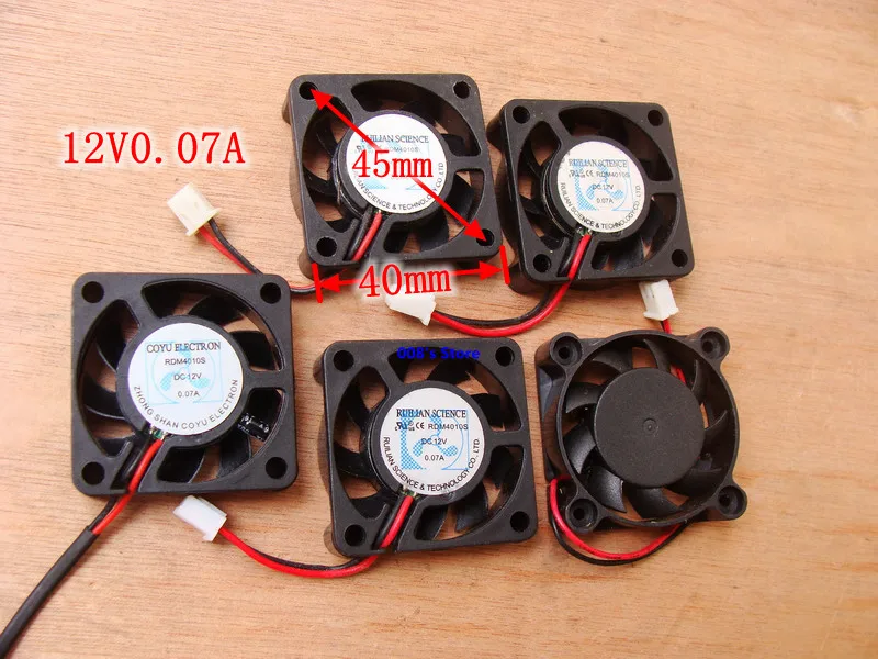 Новый Процессор охлаждающий вентилятор для COYU электрон RDM4010S DC 12V 0.07A 4 см 40*40*10 мм 2
