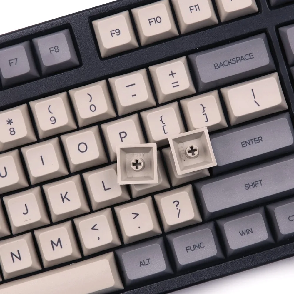 Ретро серый DSA keycap Dye sub 108 клавиш для Механическая клавиатура cherry mx|Клавиатуры| |