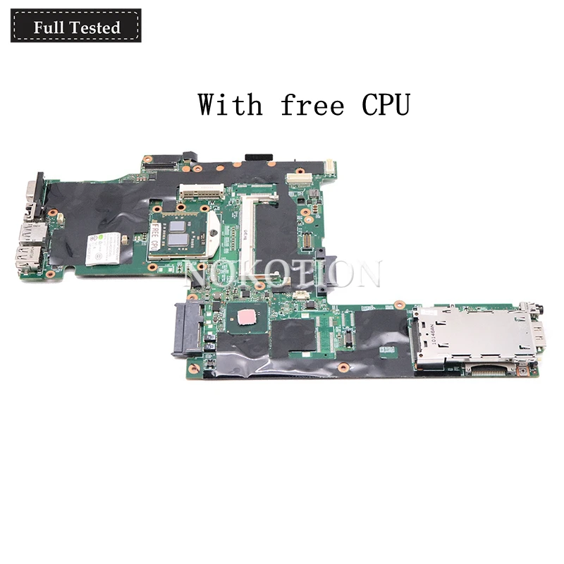 Материнская плата NOKOTION 63Y1583 63Y1481 для ноутбука Lenovo Thinkpad T410 материнская QM57 HD GMA graphics