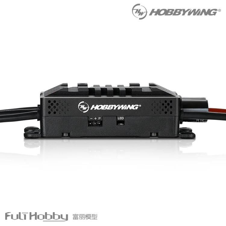 Щеточный электронный регулятор скорости Hobbywing Platinum HV V4 130A BEC/OPTO 6-14 S Lipo пустая