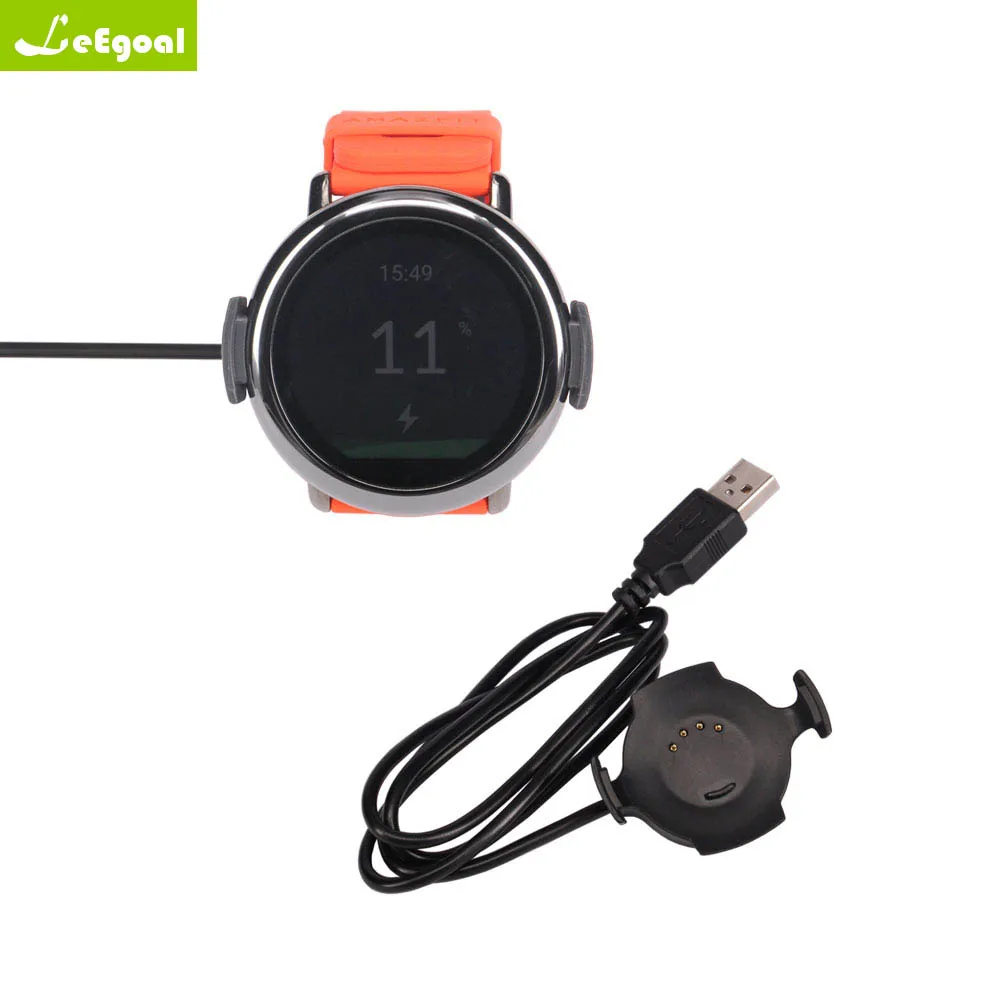 Переносной зарядки док станция для Xiaomi Huami AMAZFIT темп Смарт часы USB Зарядное