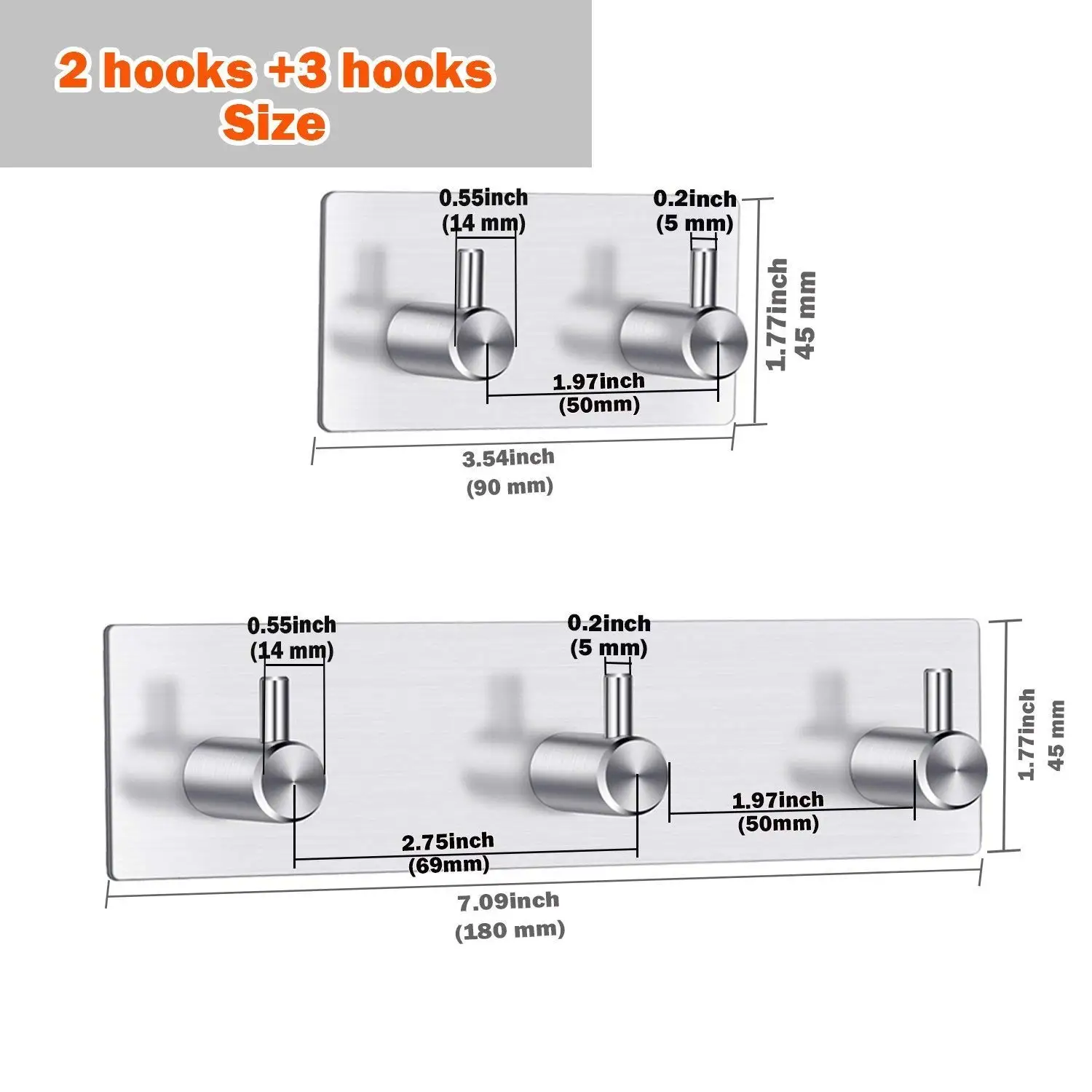 Самоклеящиеся крючки для полотенец 3 м|Крючки халата| |
