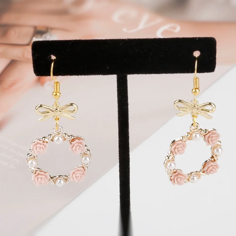 Металлическая гирлянда с пентаграммой жемчужные Цветочные Подвески белым