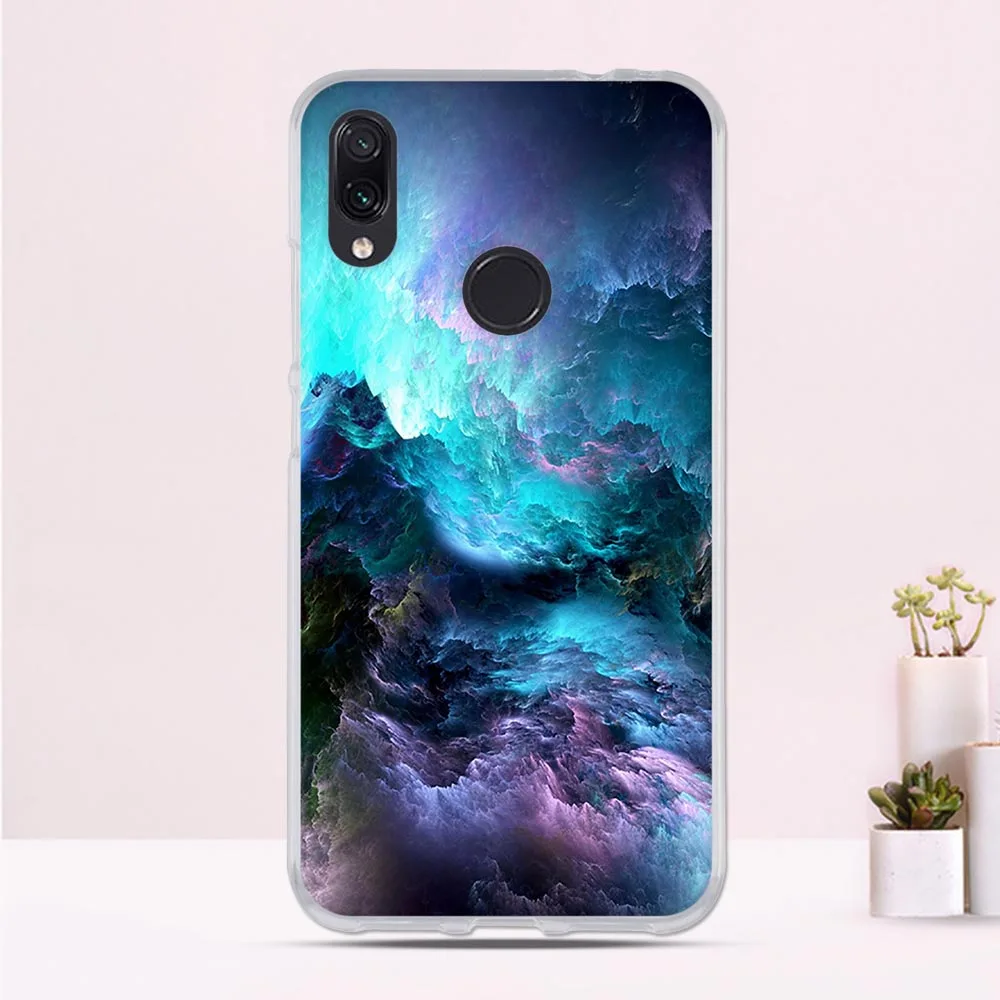 4 Чехол для телефона Redmi Note 7 Pro, чехол из мягкого ТПУ для Xiaomi Redmi Note7 Pro, чехол, задняя защитная крышка, чехол для Xiomi Redmi Note 7, чехол - Цвет: 4