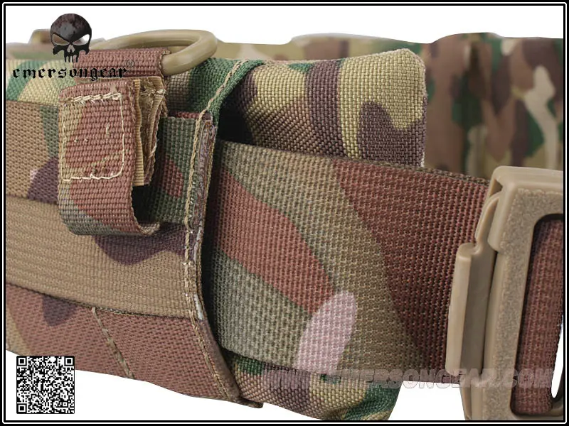 Emersongear Molle Мягкий патрульный ремень для страйкбола боевой военный Мультикам