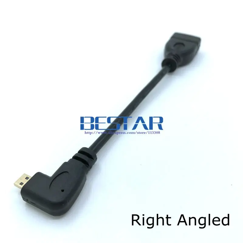Вверх вниз правый левый угловой микро HDMI совместимый адаптер Разъем 10 см для HDTV