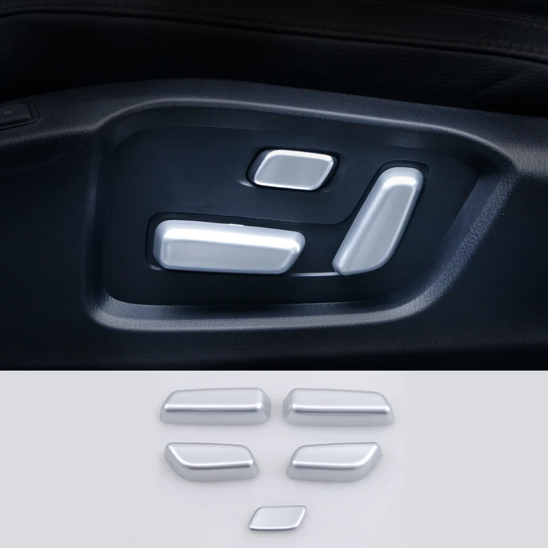 Matte Chrome Interior Power Seat Adjustment Switch Cover Trims FOR 2014 2015 Mazda6 GJ ATENZA Mazda 6 M6 ( FIT Left hand drive ) |