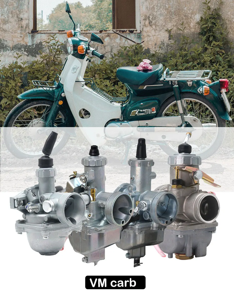 ZSDTRP Mikuni VM16/22/26/28 19 мм 26 мм, 30 мм, 32 мм карбюратор для мотоцикла Dirt Pit Bike ATV QUAD 50cc-200cc для мотокросса