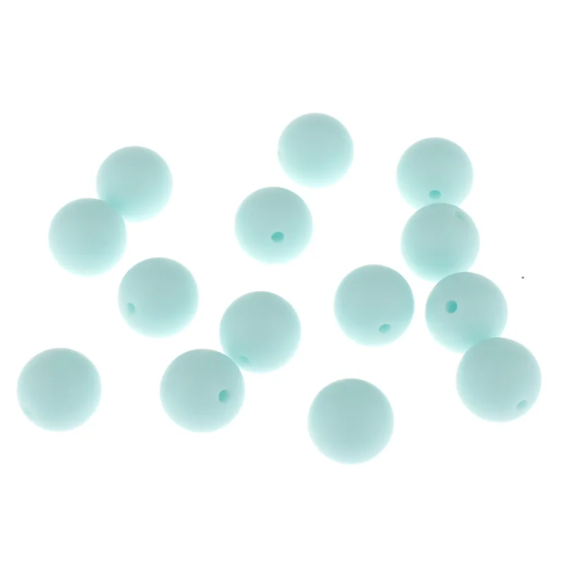 Круглые силиконовые бусины для прорезывания зубов не содержит Бисфенол А
