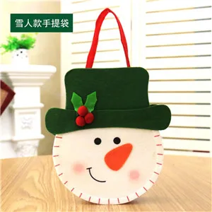 snowman Товары для рождества, подарки на год, сумочка для конфет сумки, украшения для новогодней елки, новогодние украшения, домашний декор. Q - Цвет: snowman