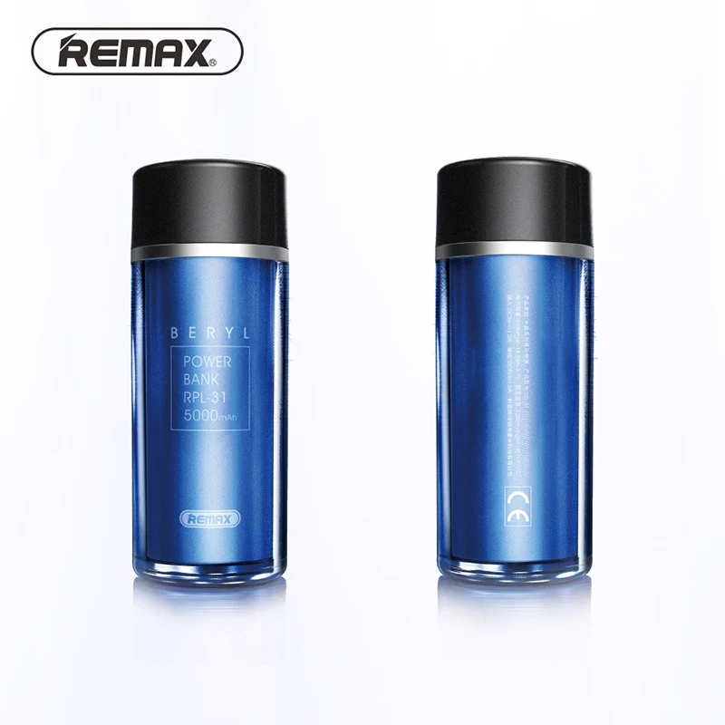 Remax специальный внешний аккумулятор 5000 мАч Портативная Usb зарядка Кристальный
