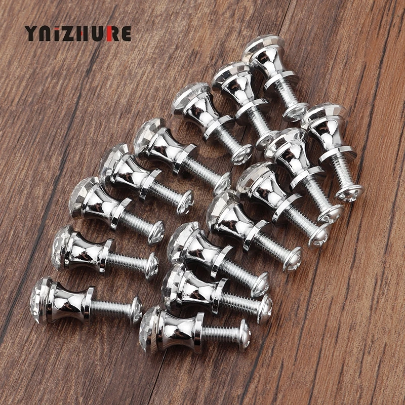 YNIZHURE Shine 12 мм 15 шт. маленькая яркая косметическая коробка для мебели|Ручки шкафа| |