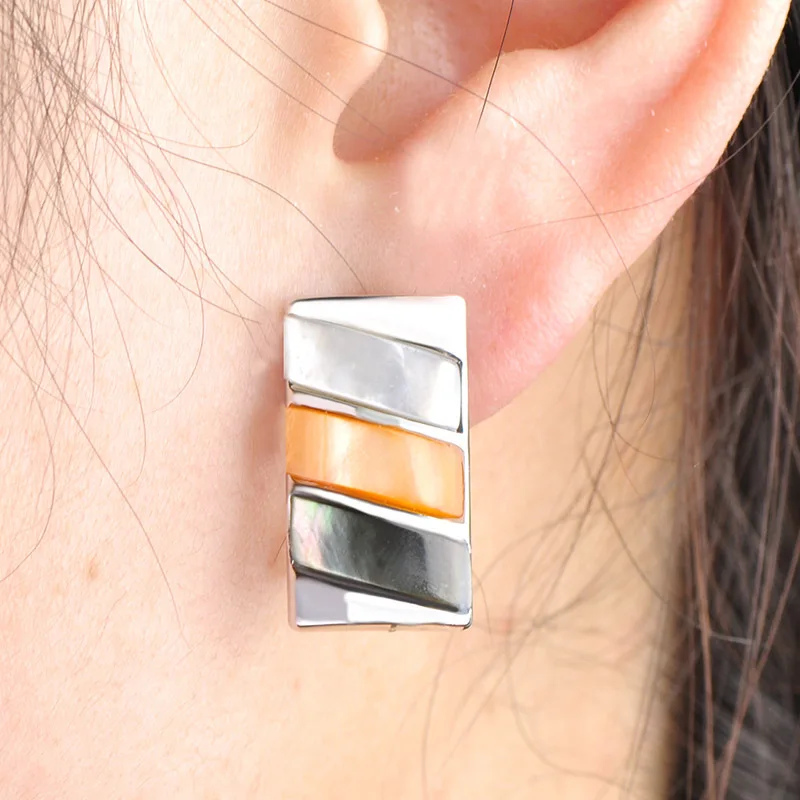 Женский Ювелирный Комплект Blucome черный комплект из колье и серёг в форме ракушки