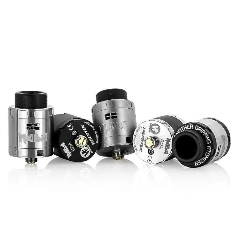 Оригинальный Tigertek nada RDA танк для Vape коробка мод комплект обслуживаемый